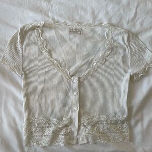 Urban Outfitters white lace top